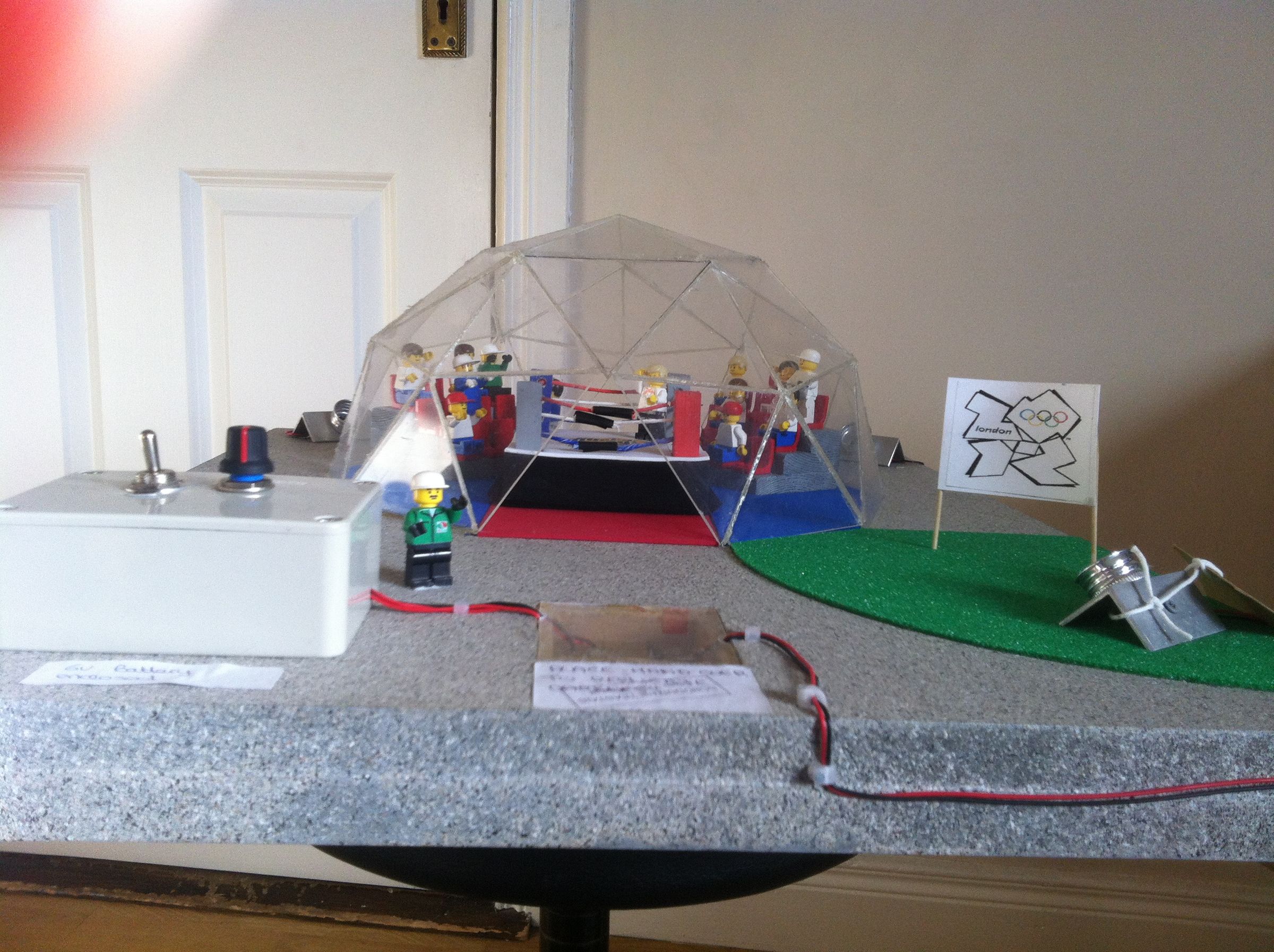 Arcrylic Geodesic Dome With LDR Lighting System