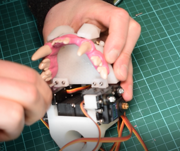 Simple Animatronic Mouth Using 3D Printing, Arduino and Python : 4 ...