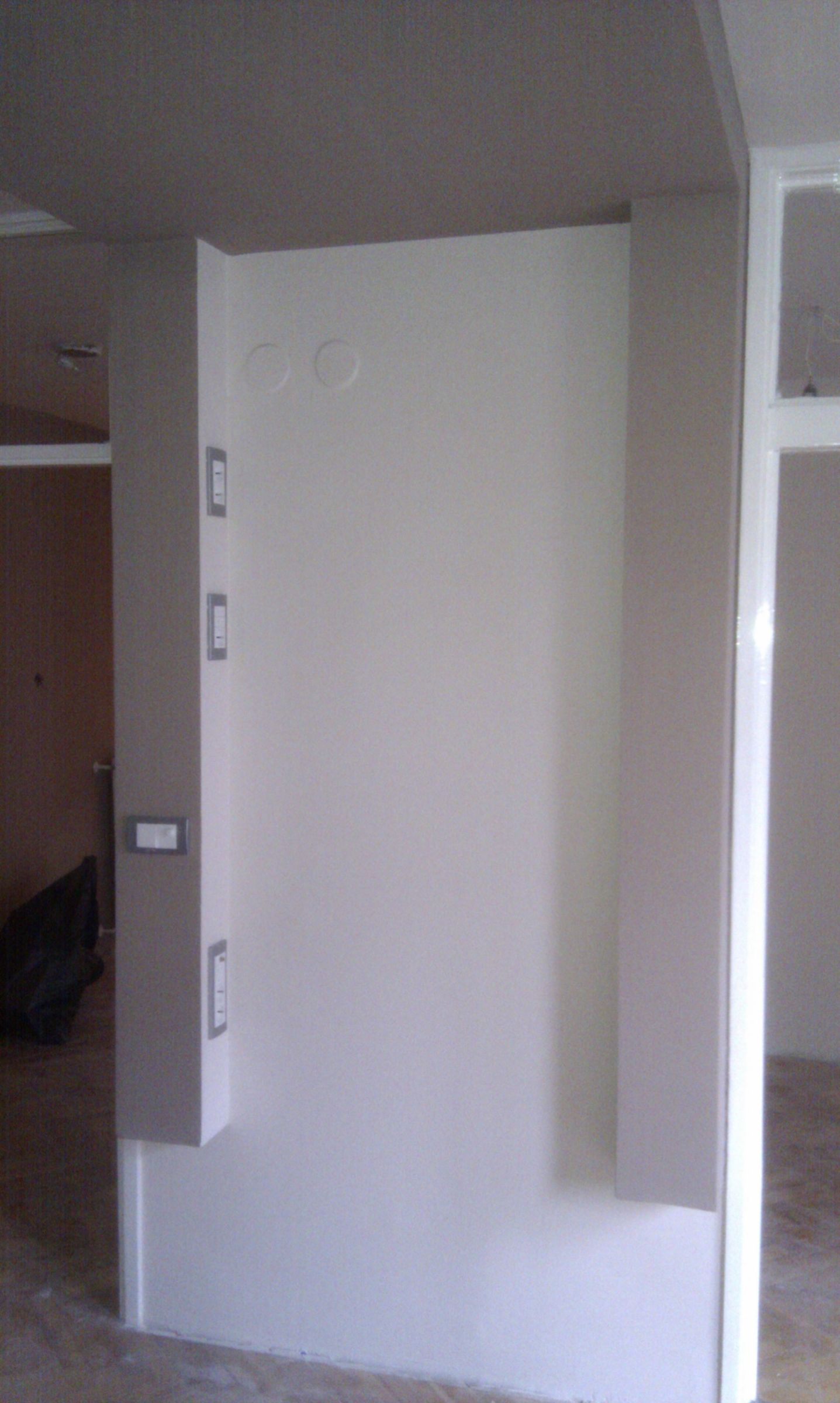 Media Corner (Use drywall to hide cables)