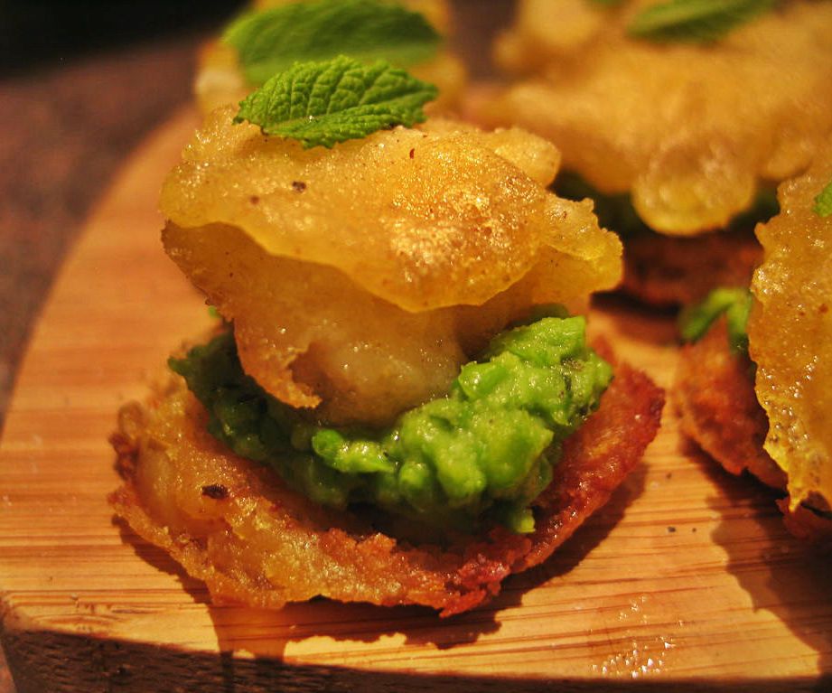 Fish and Chip Canapes