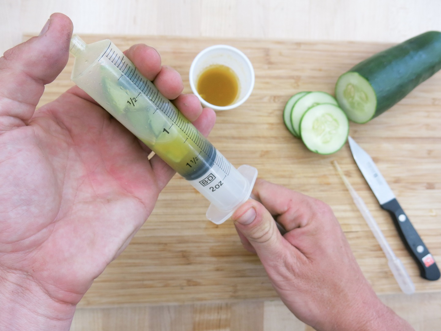 Instant Pickles! (30 Second Vacuum Pickles!) 5 Steps (with Pictures