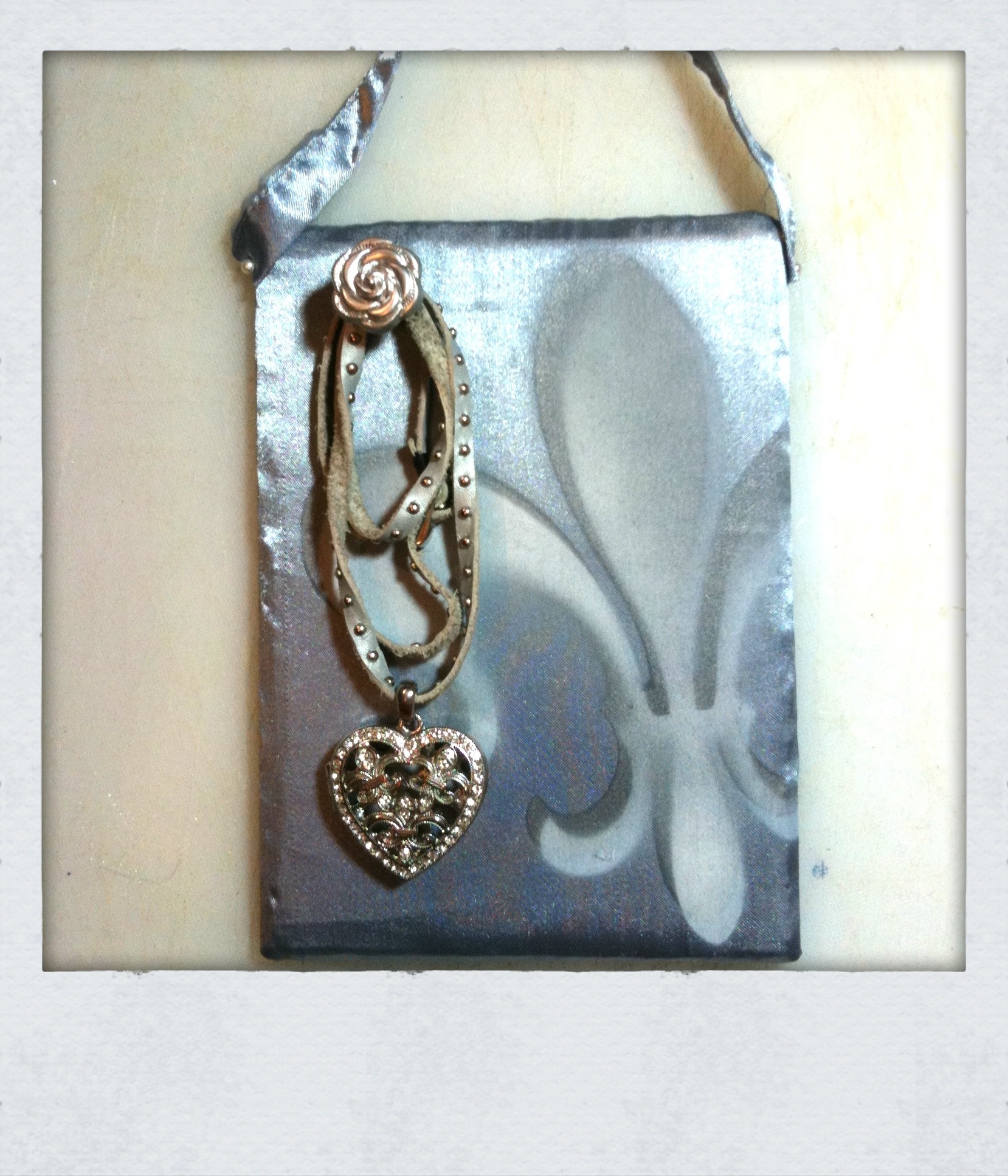 Turn Recycled Materials Into a Cute Hanging Display for Jewelry!