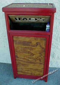 Commercial Trashcan W/Ashtray