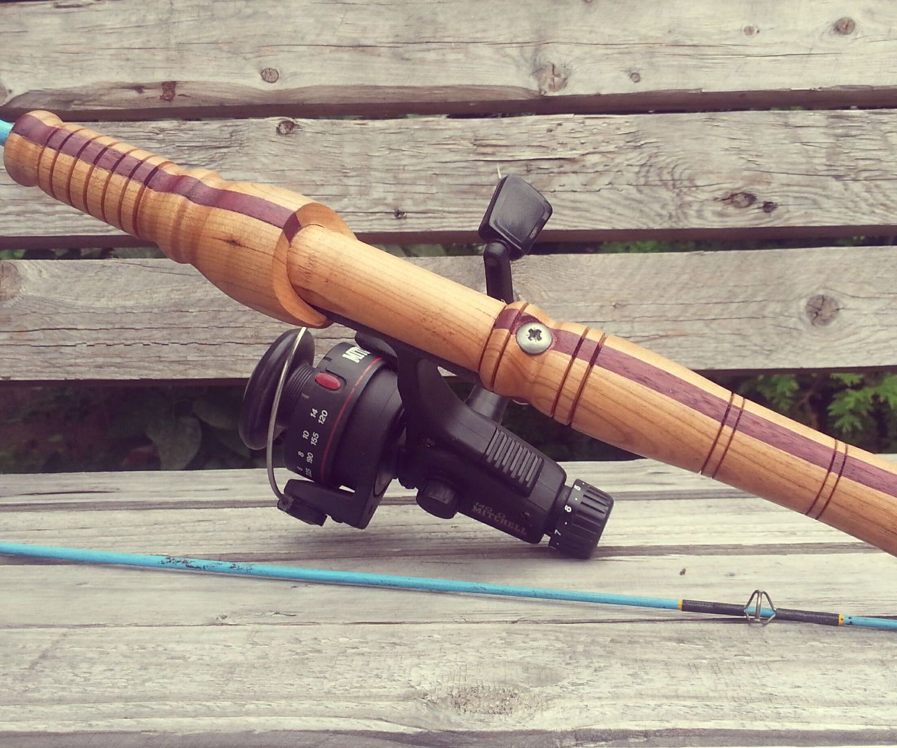 Custom Wooden Composite Fishing Rod Handle