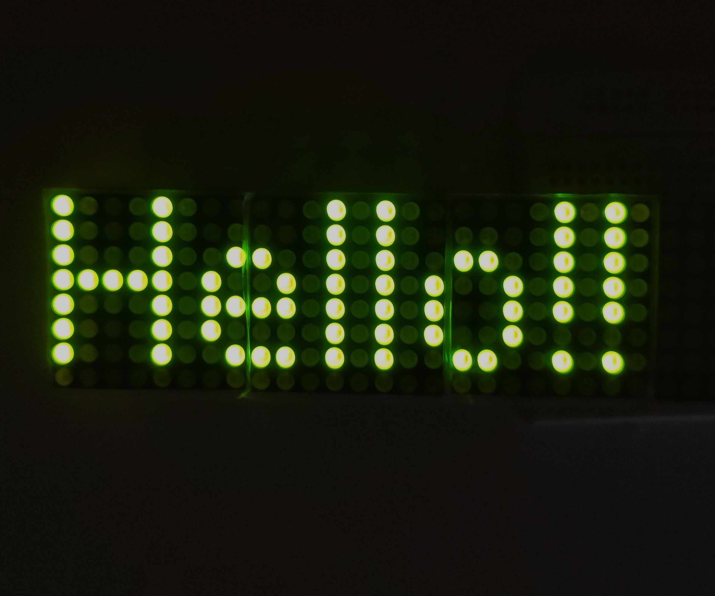 Dot Matrix 32x8 Max7219 Interfacing With Ardiuno