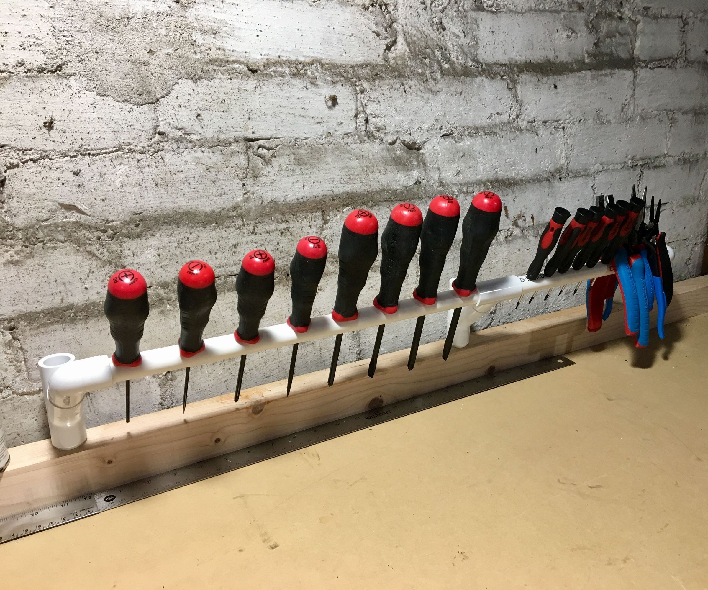 Expandable PVC Tool Holder