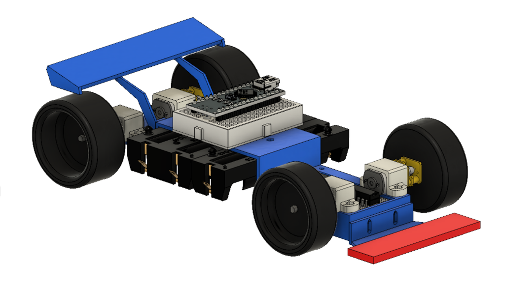 4 wheel deals line follower robot