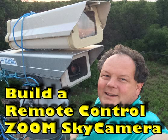 Remote control Mini-VideoTelescope with Pan/Tilt/Zoom