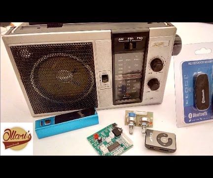 DIY //  Wireless Bluetooth Speaker From 90's Radio