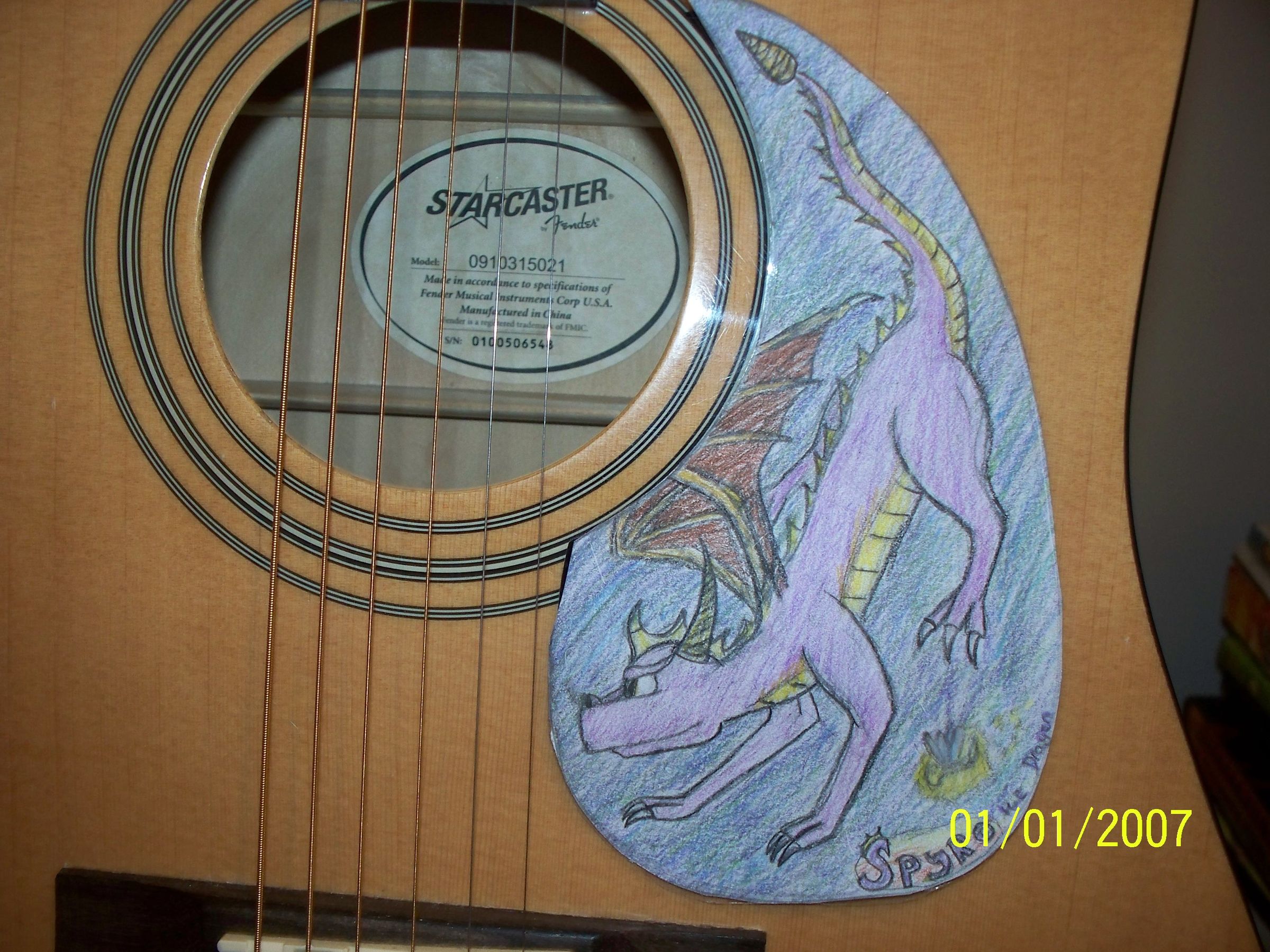 Gamer Guitar Pick Guard