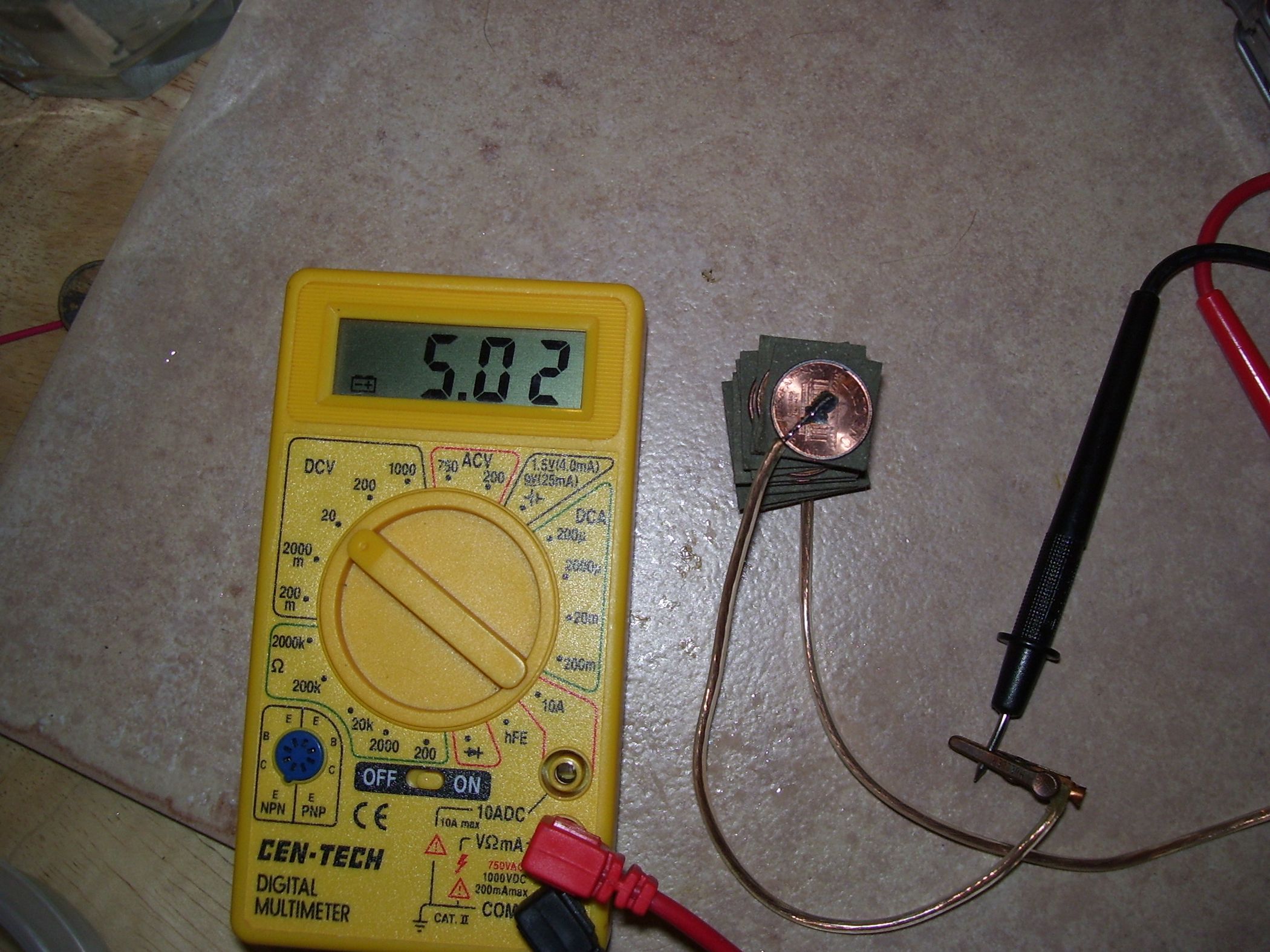 The Penny Battery 4 Steps Instructables