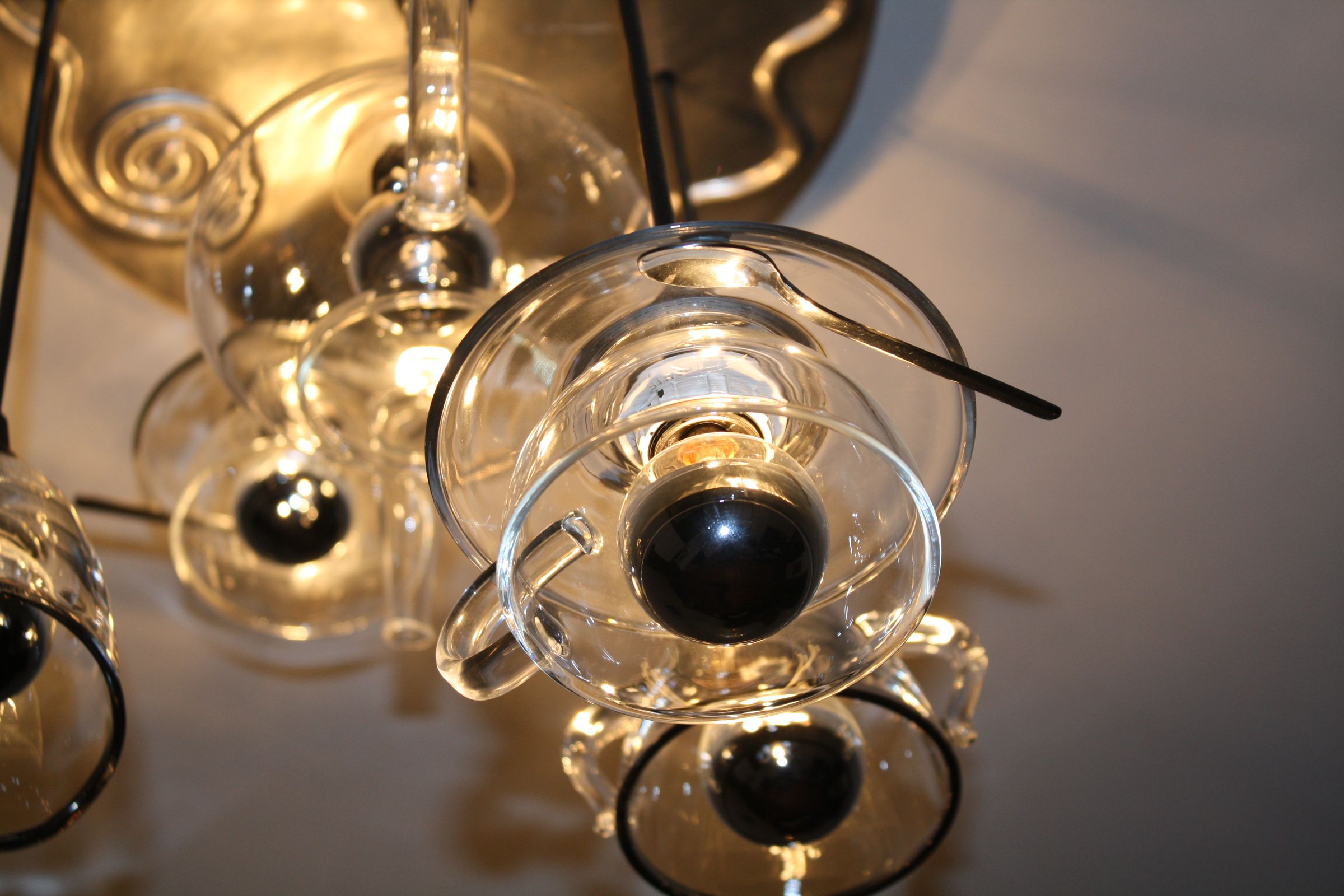 Tea Light for Two Make Your Own Pendant Light From a Tea Set 8