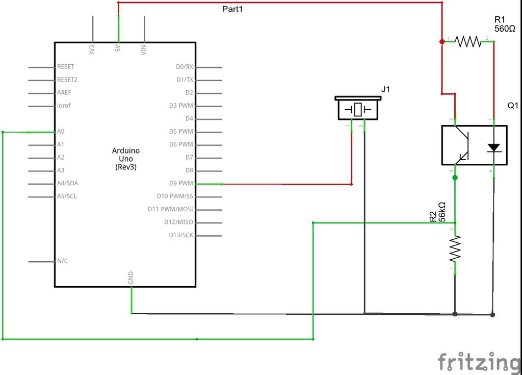 Photointerrupter Sensor Arduino Photomicrosensor To Arduino 4 Steps Instructables