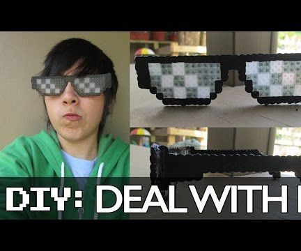 DIY: Deal With It 3D Glasses | Bead Sprites (Perler/Hama Beads) 