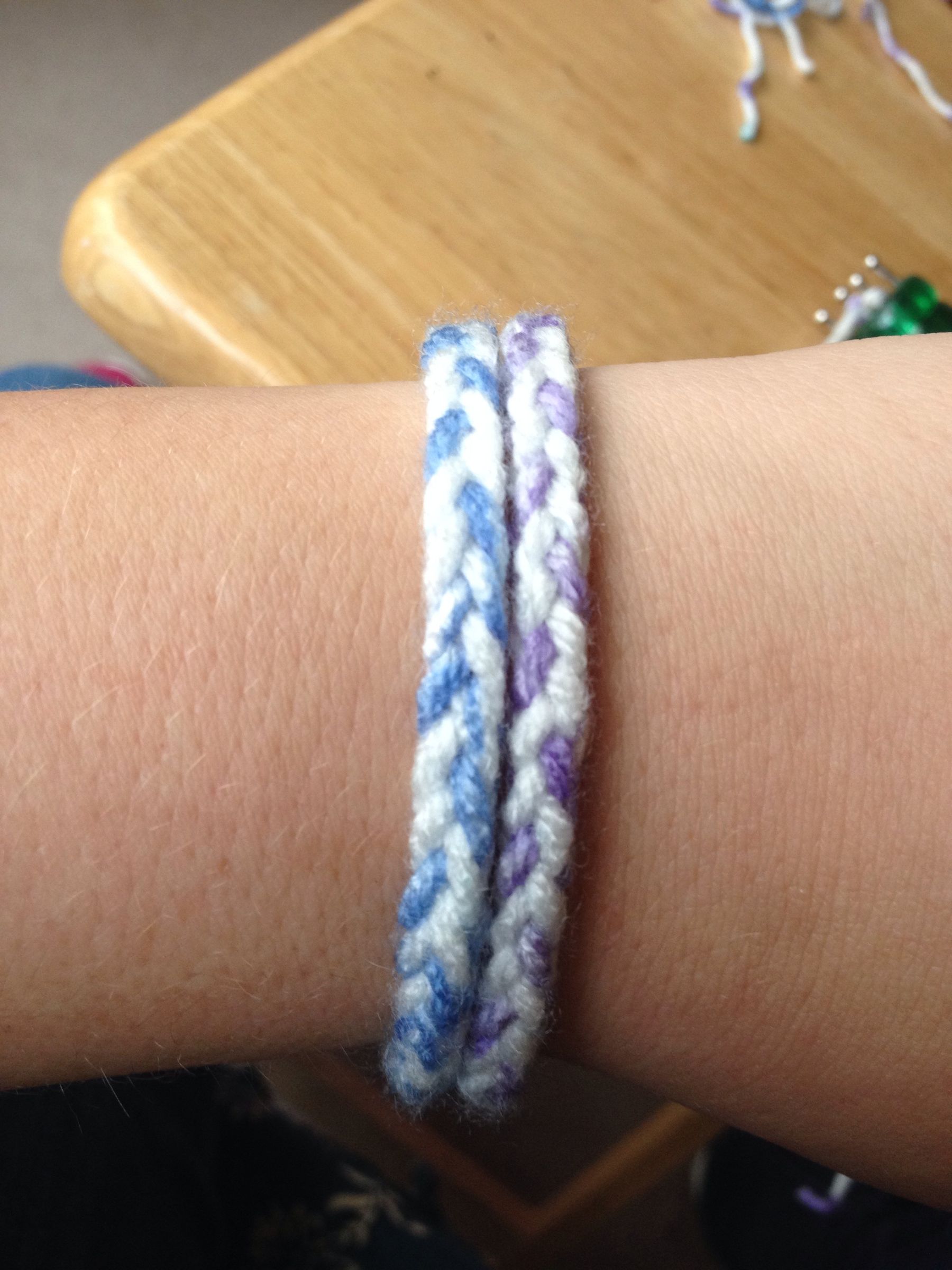 Lucet Cord on a Spool Knitter - Bracelet Tutorial to Teach Method