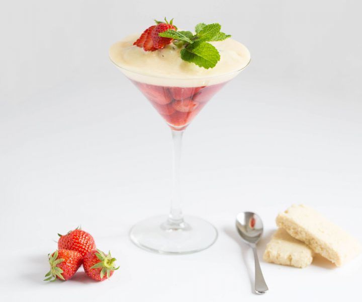 How to Make a Strawberry Sabayon