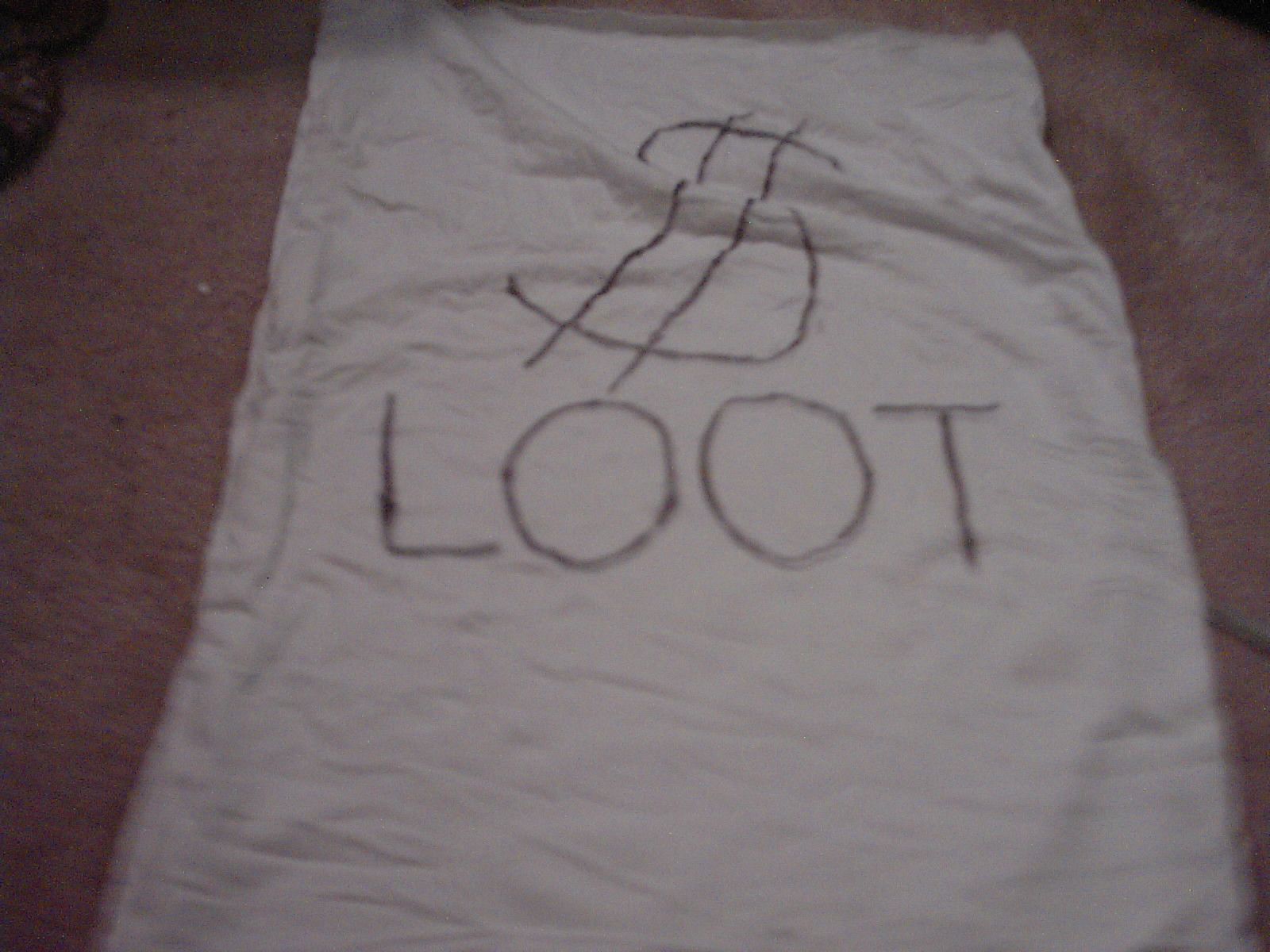 How to Make a No-Sew LOOT Sack