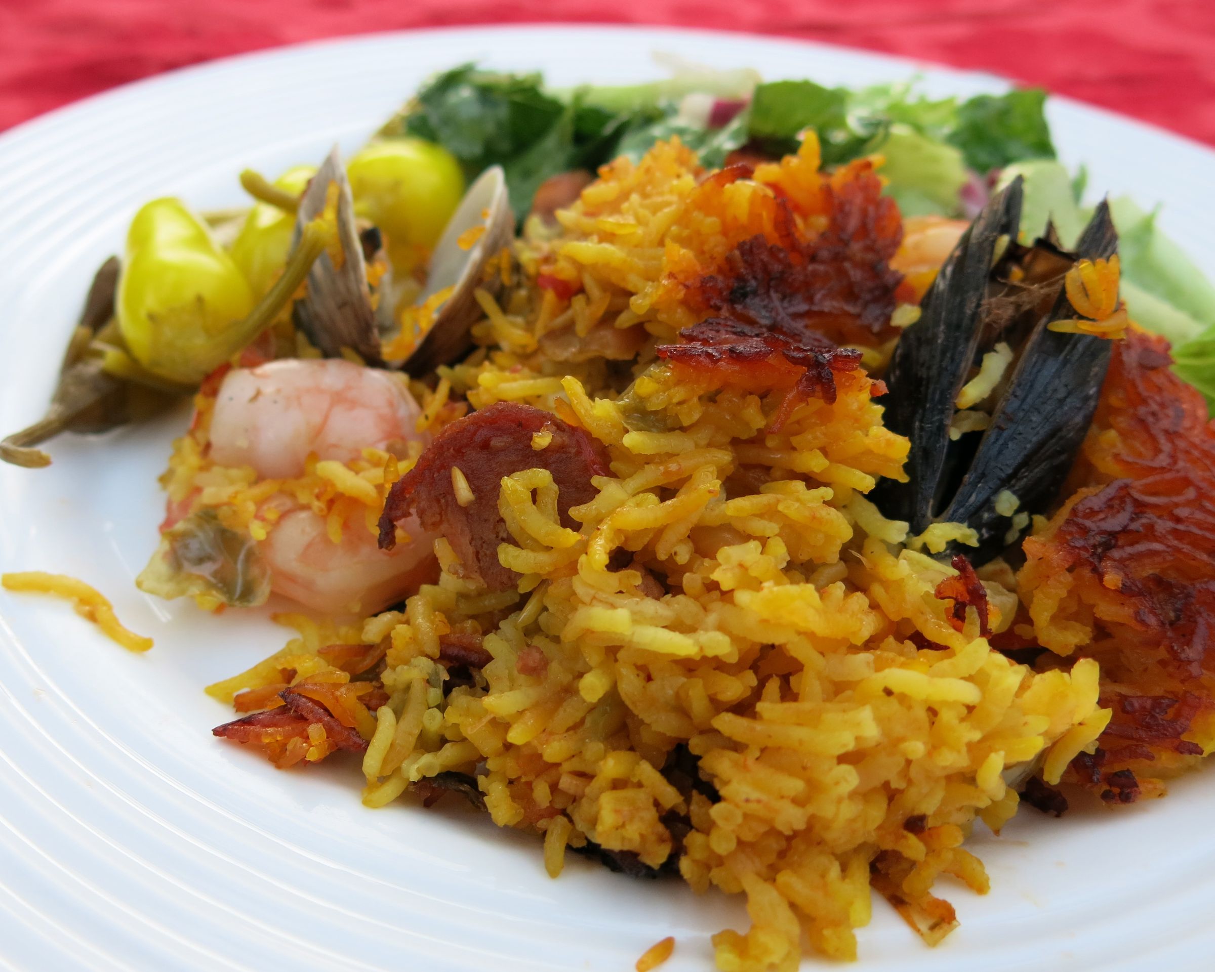 Grilled Paella