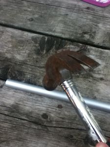 Flatten the Metal Stick Using Hammer