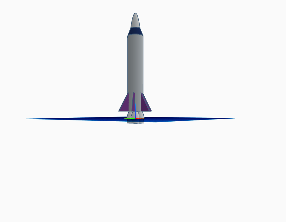 Rocket in Tinkercad