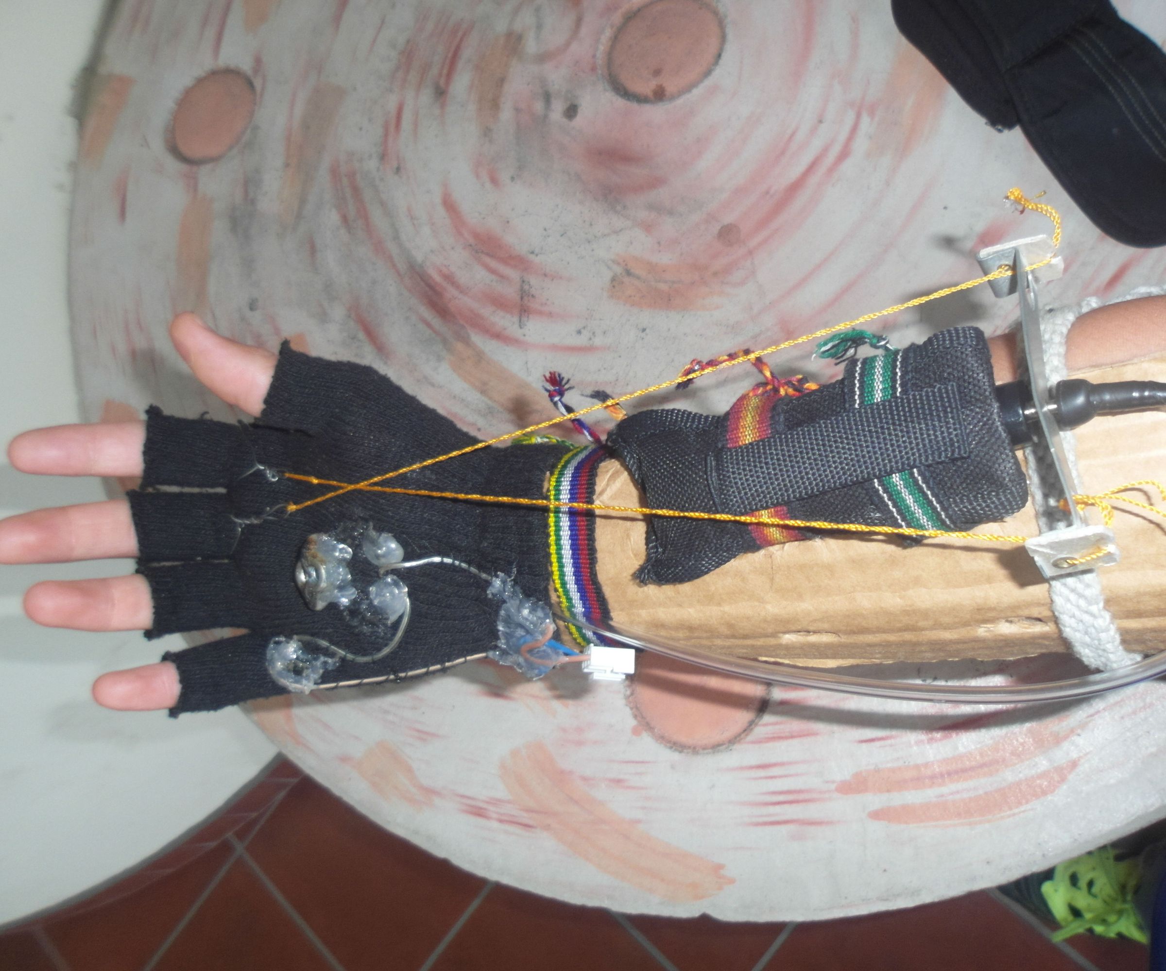 Pyro glove/ wrist mounted flamethrower 