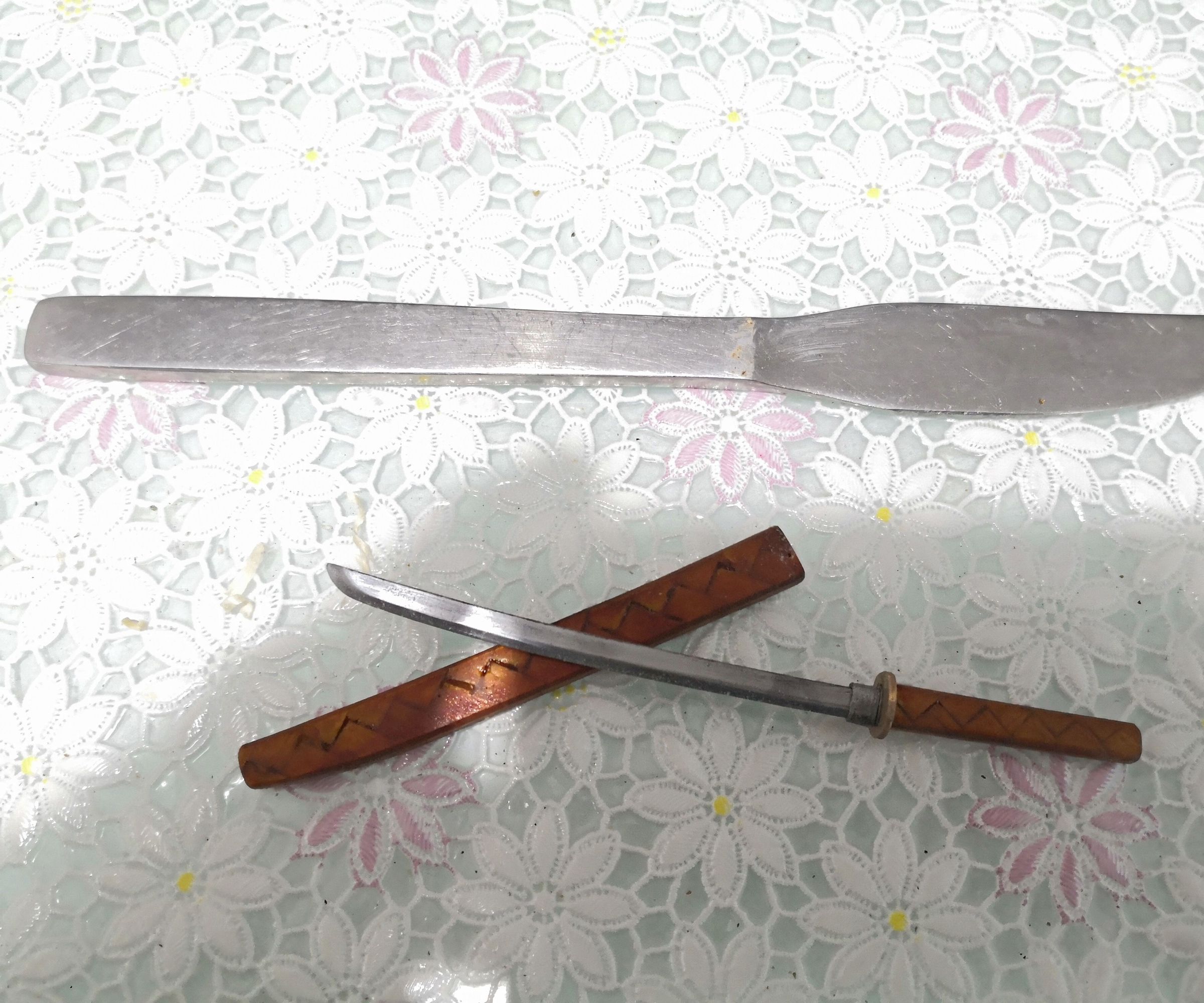 I Turned Butter Knife to Mini Katana