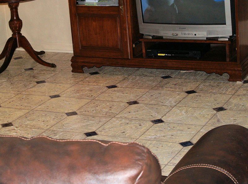 Faux Marble Flooring