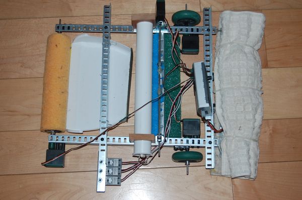 Floor Cleaning Robot With Vex Robotics System