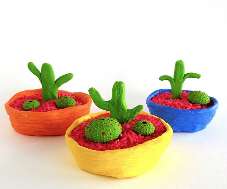 Clay Cactus Garden