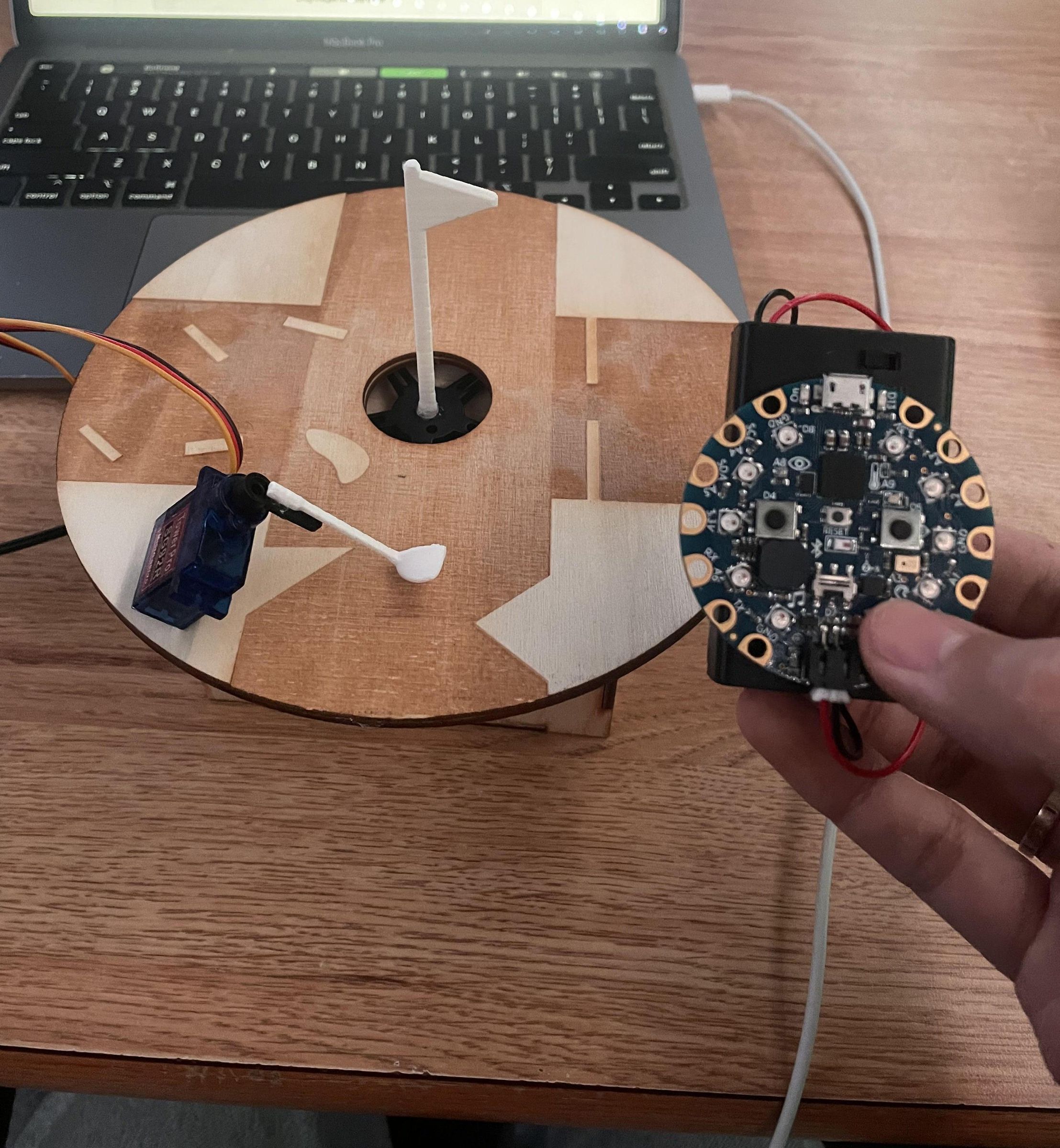 Motion Controlled Desktop Mini Golf Course