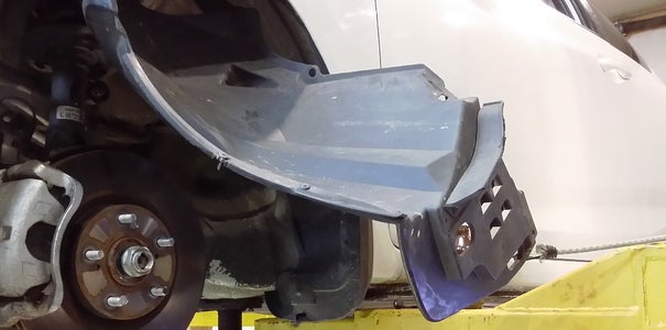 Remove Wheels, Undertray, and Fender Liner