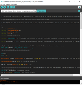 Program the ESP Microcontroller