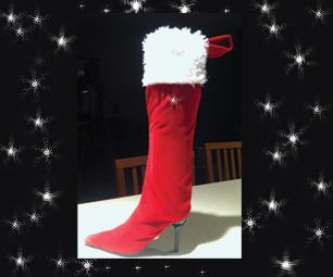 High Heel Christmas Stocking