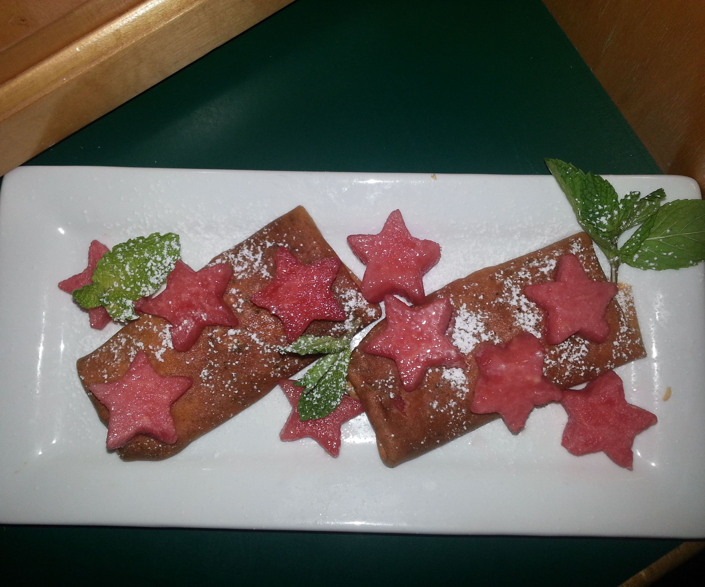 WATERMELON & CHERVIL CREPES 