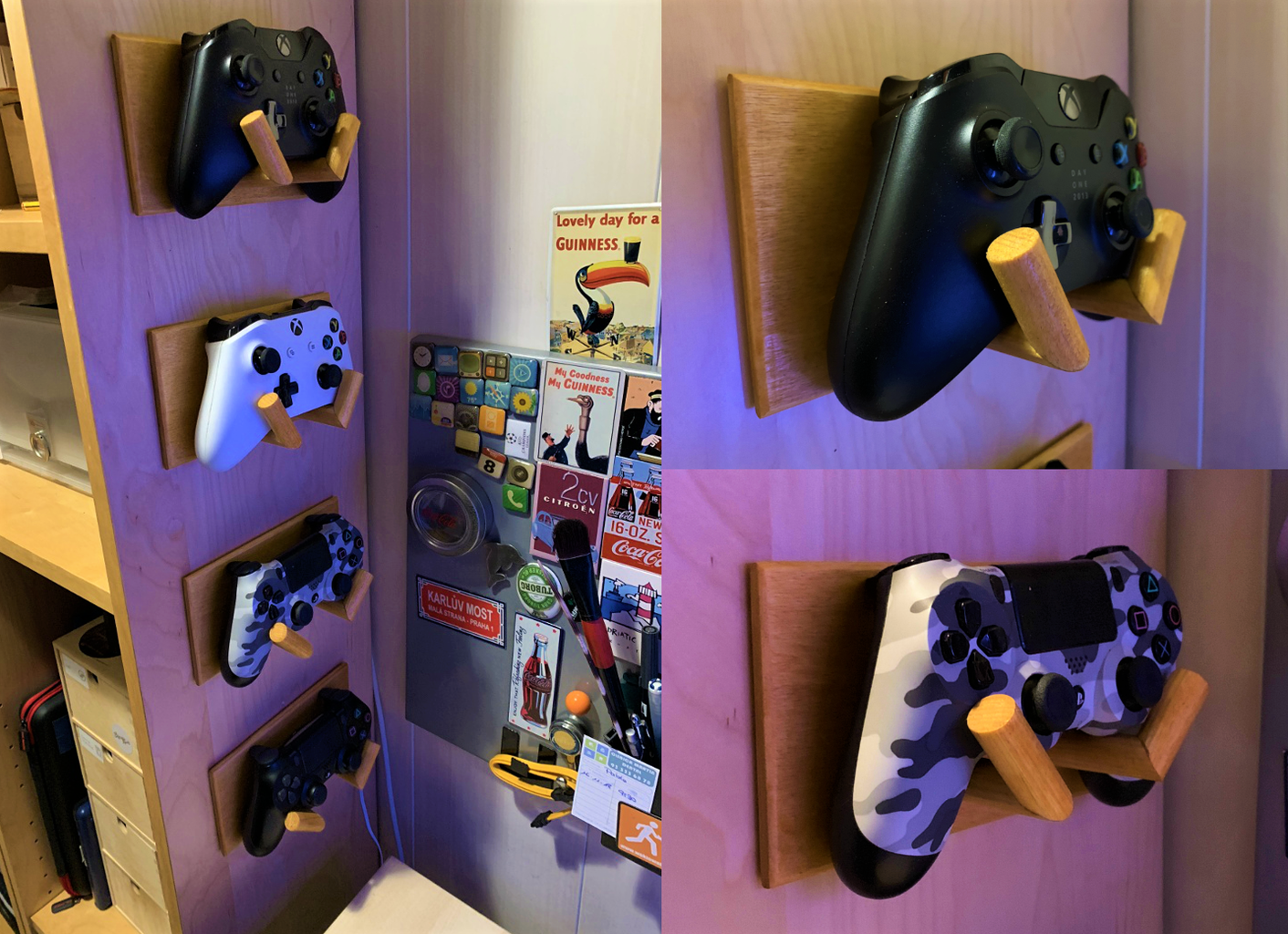 Diy ps4 controller wall mount deals