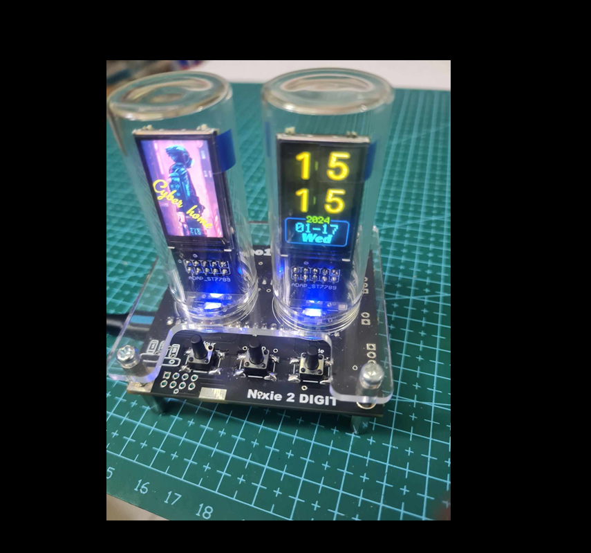 2 DIGIT Lcd Clock