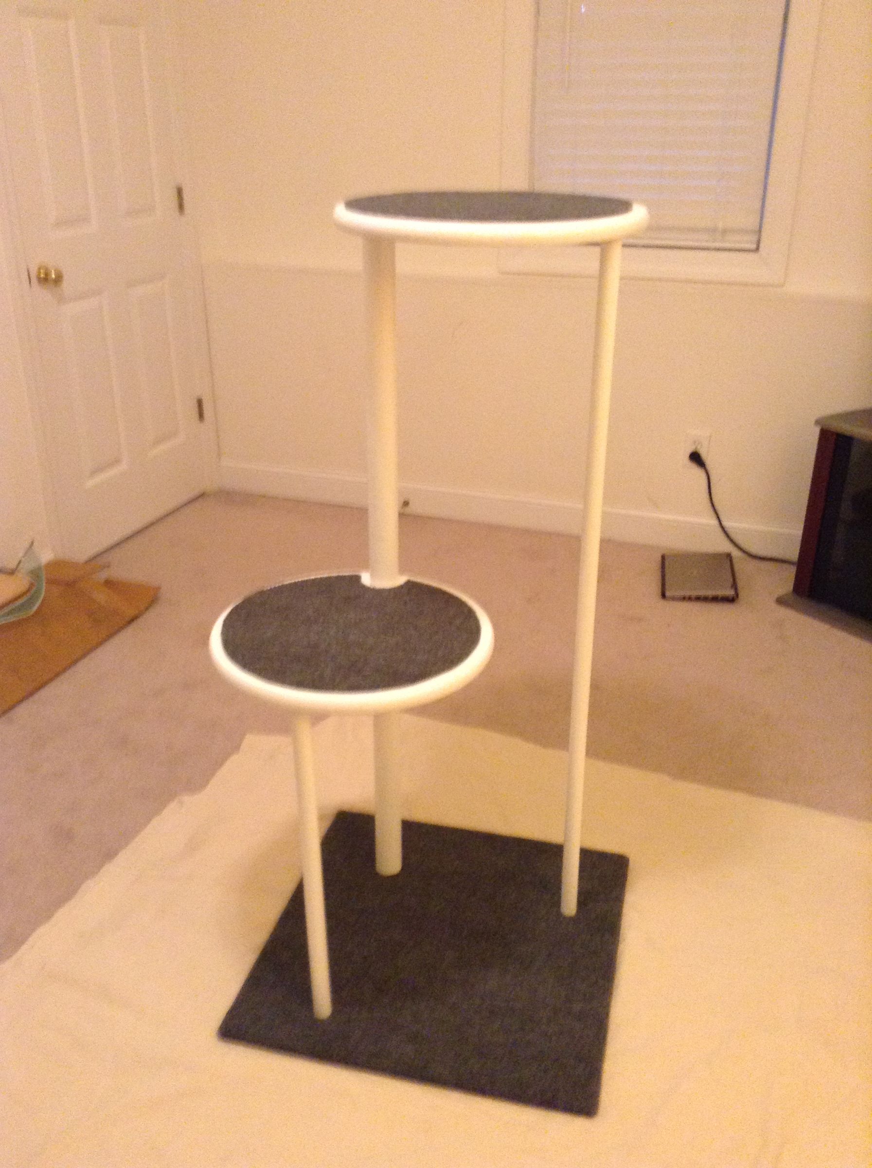How to Build a Two Level Cat Tree