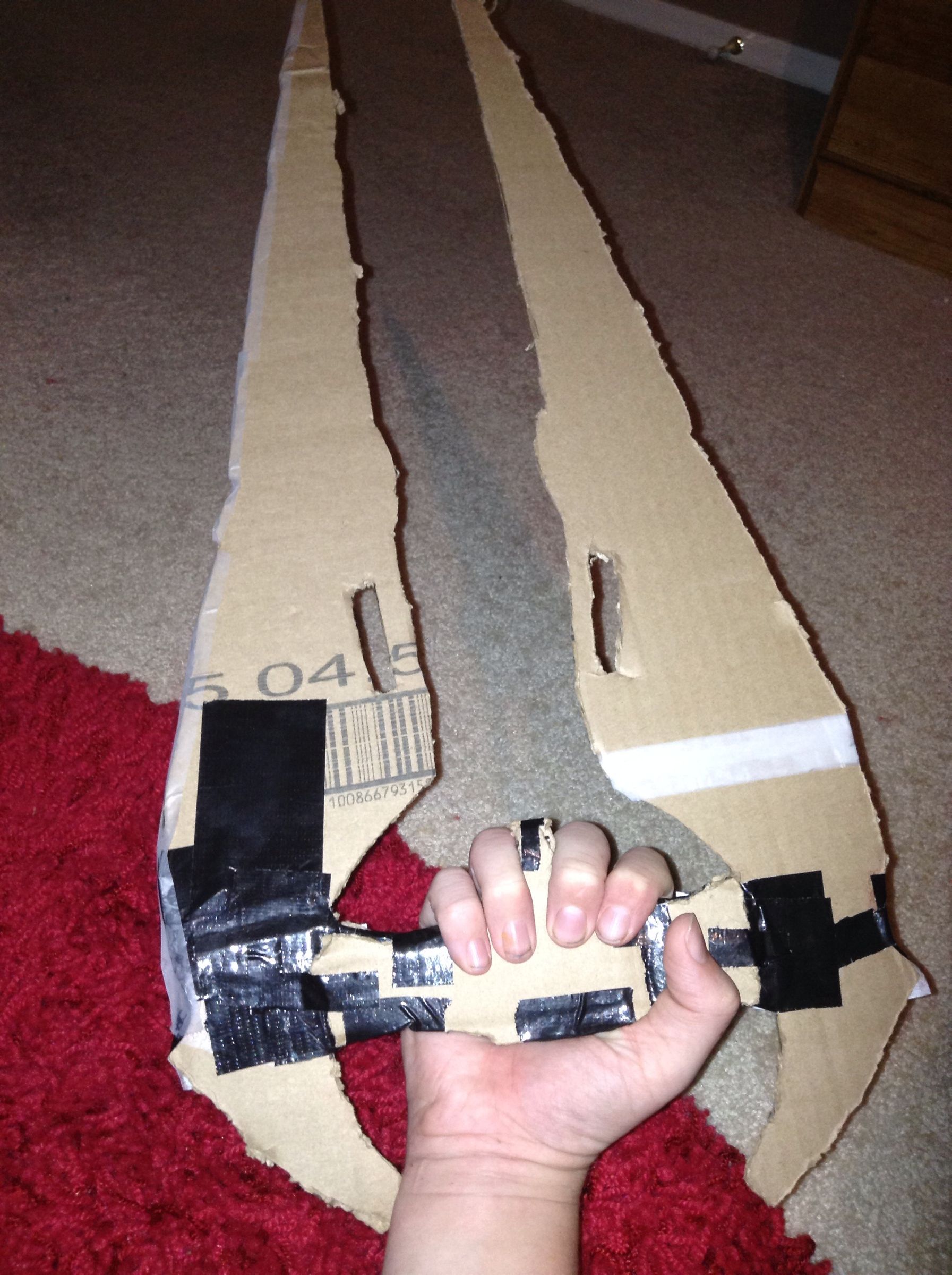 Cardboard Halo Energy Sword