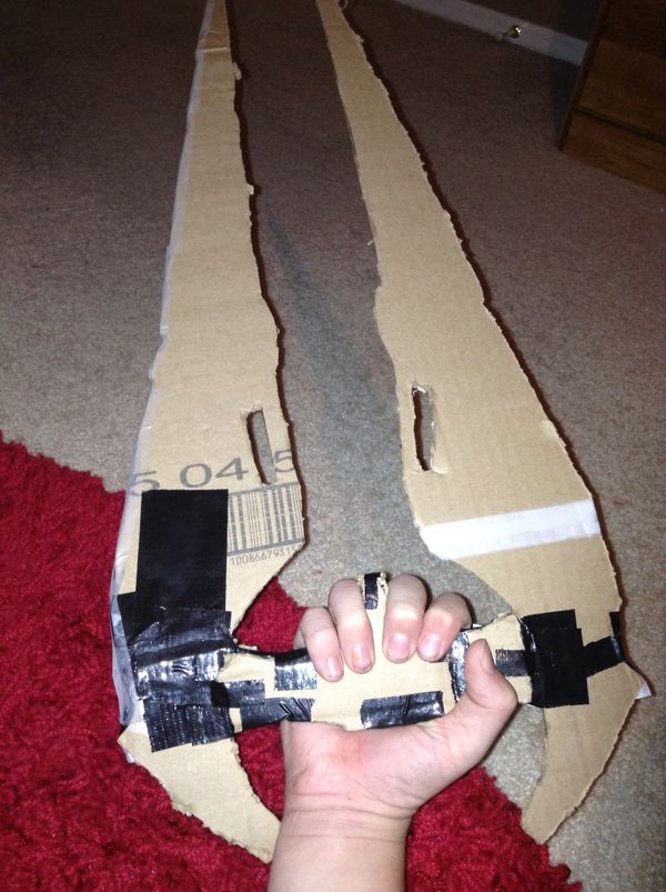 Cardboard Halo Energy Sword
