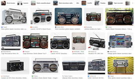Radio-cassette Yorx K3686 – Boombox Ghetto Blaster Vintage – Pour Pièces
