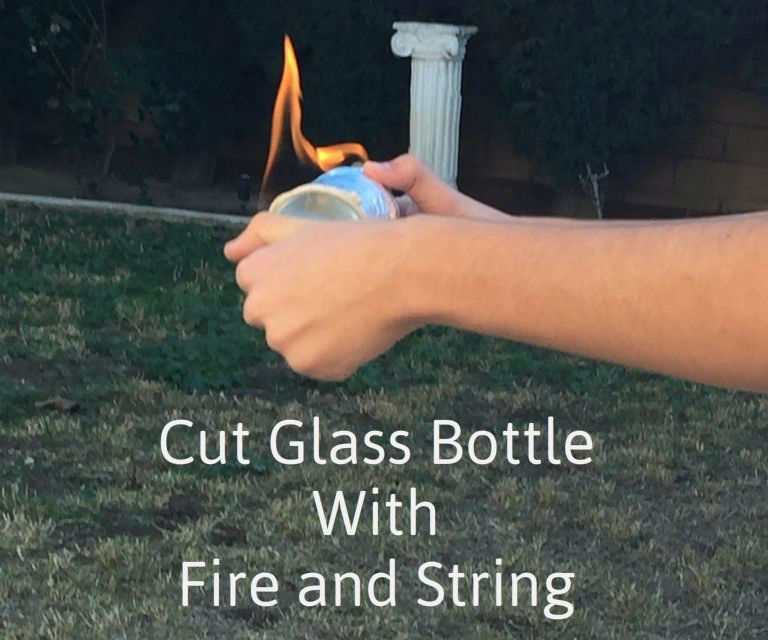 Cut Bottle With Fire and String