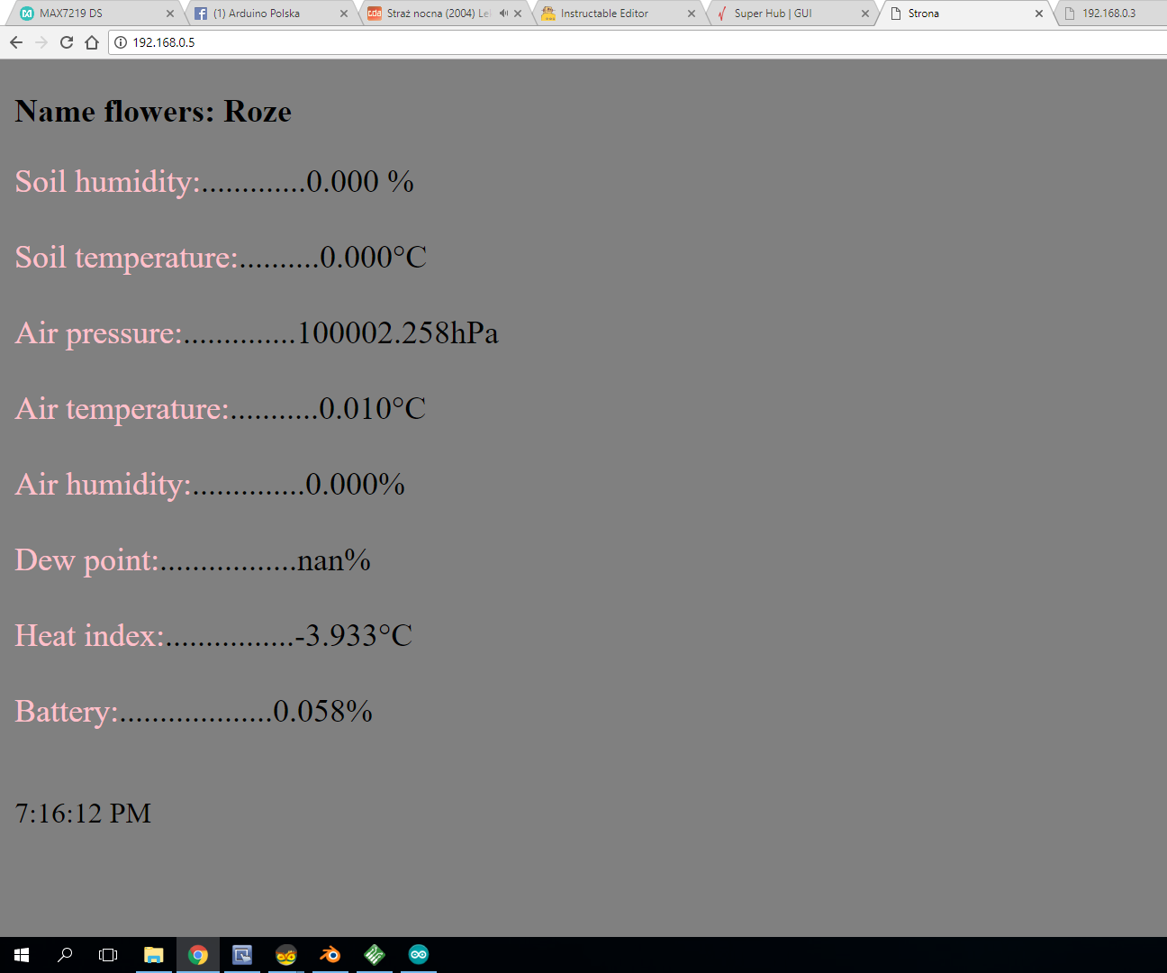 Visuino and Ethernet ESP8266-12E NodeMcu Progress...