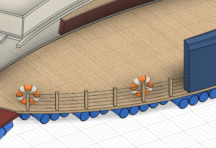 Lower Deck Railings and Safety