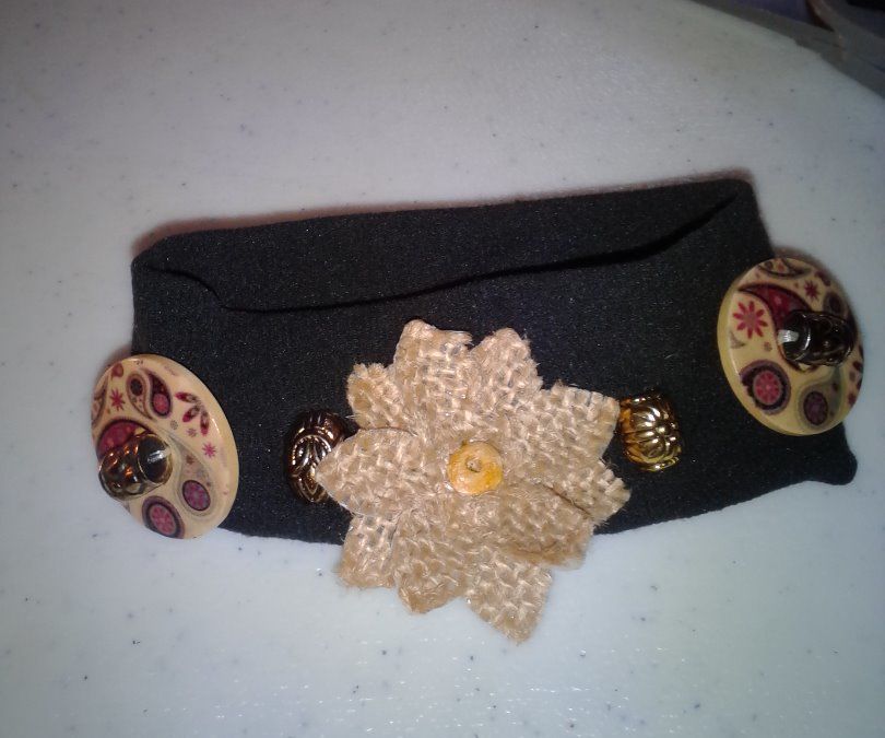 Bracelet From Old Sock Tops