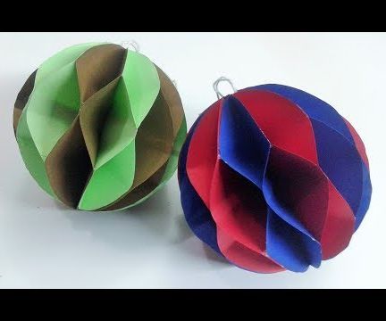 How to Make a Paper Honeycomb Ball