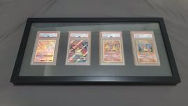 frame for graded cards Graded Card Frame Display (Fits PSA) Vertical / 5 Pack / Multi Color