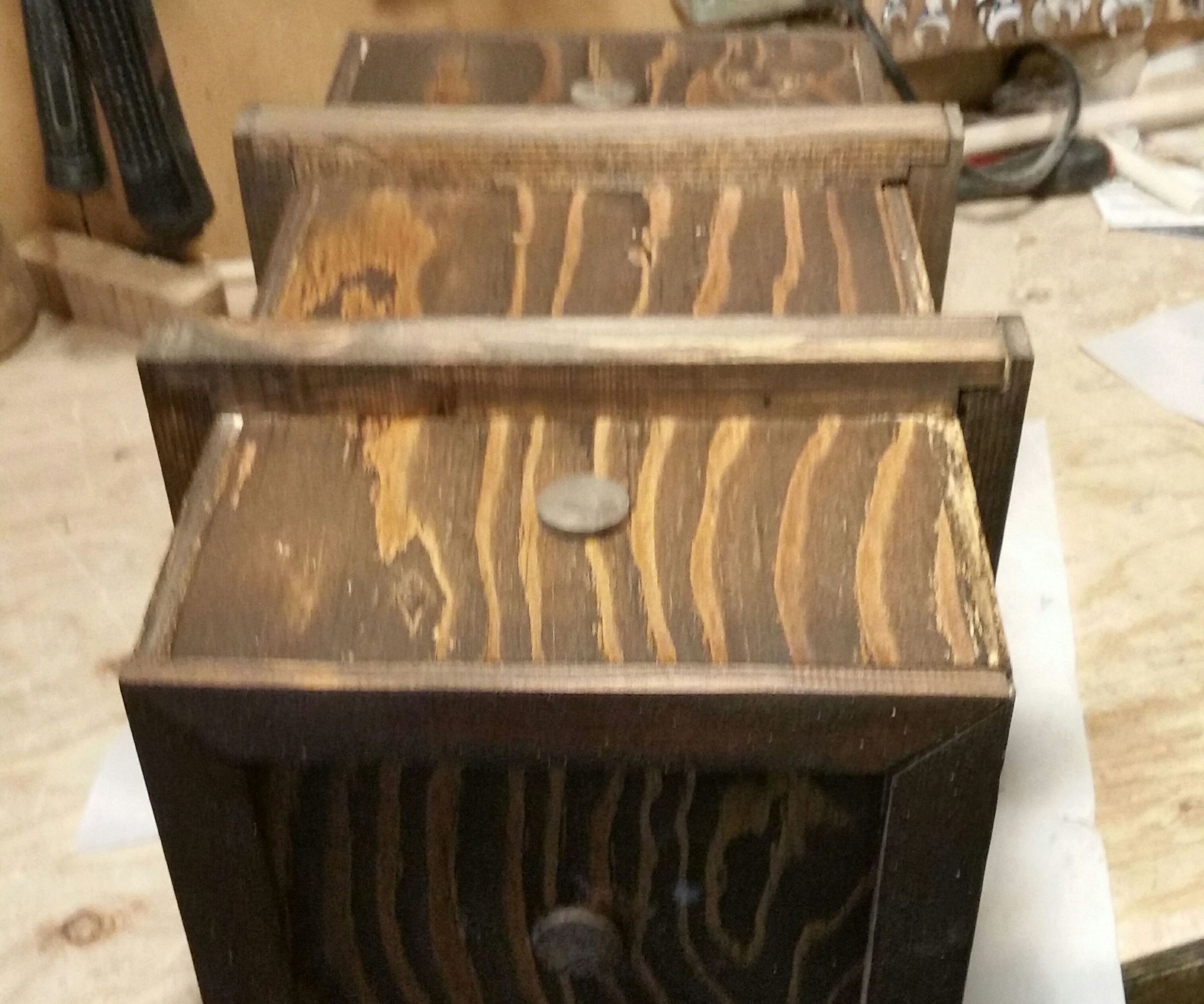 Locking Box With 2 Drawers