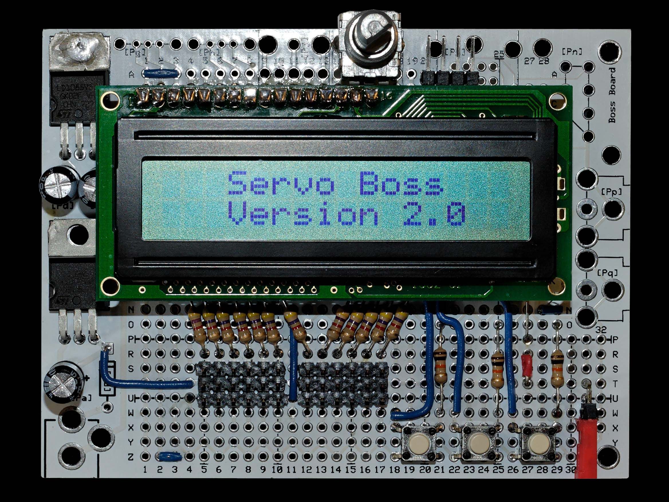 Building the ServoBoss, a Servo Tester From GadgetGangster.com