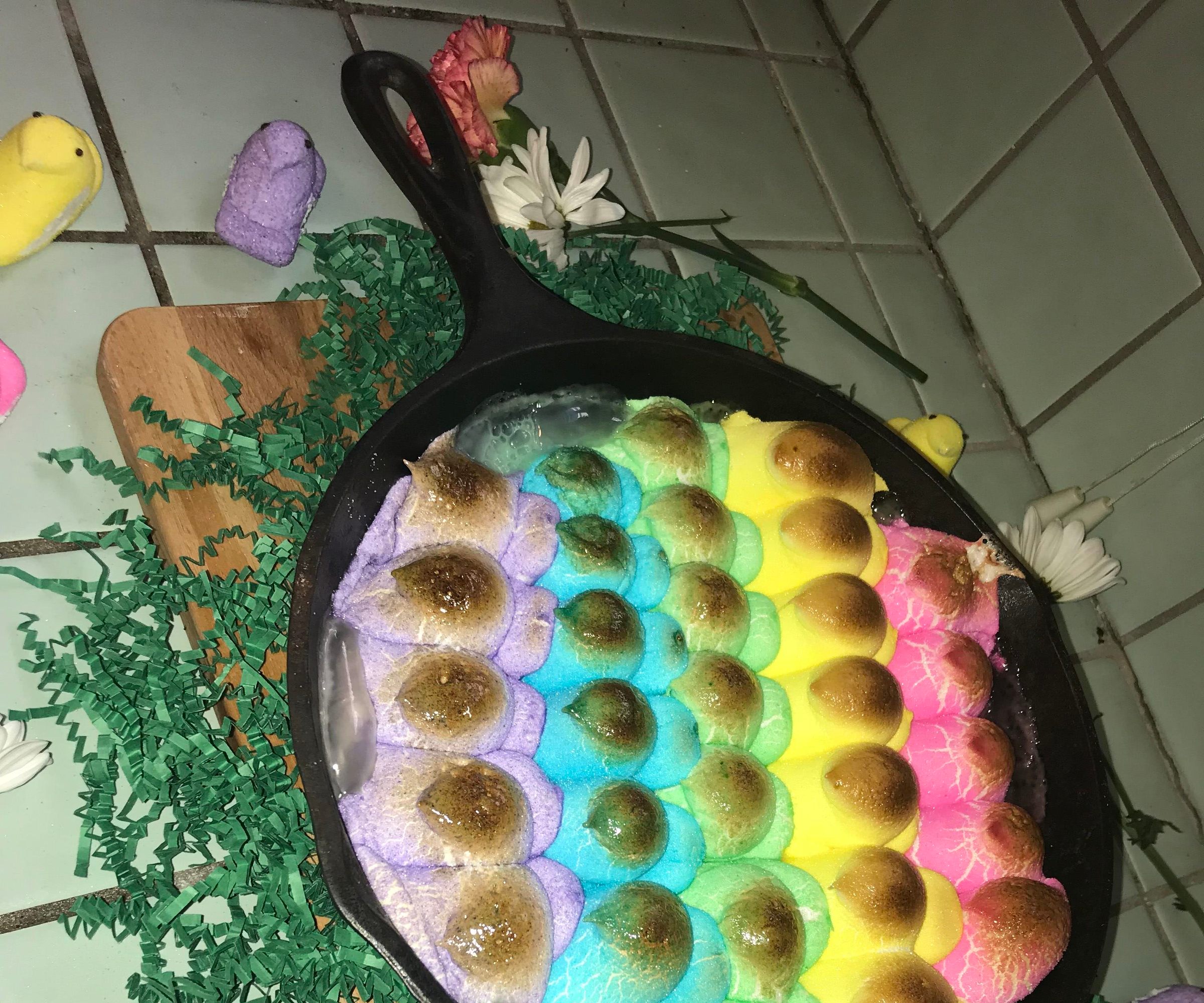Easter Peeps S'mores Dip