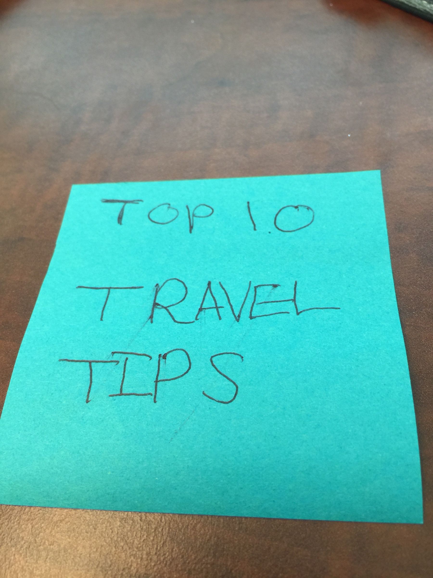 Top 5 Traveling Tips Everyone Should Now Before Travel